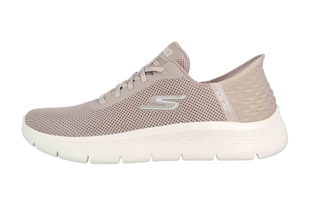 Skechers GO WALK FLEX GRAND ENTRANCE Sneaker in Übergrößen Grau 124975 TPE große Damenschuhe