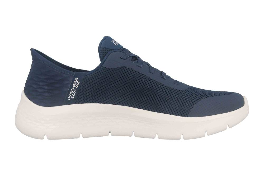 Skechers GO WALK FLEX GRAND ENTRY Sneaker In Übergrößen Blau 124836 NVW Große Damenschuhe