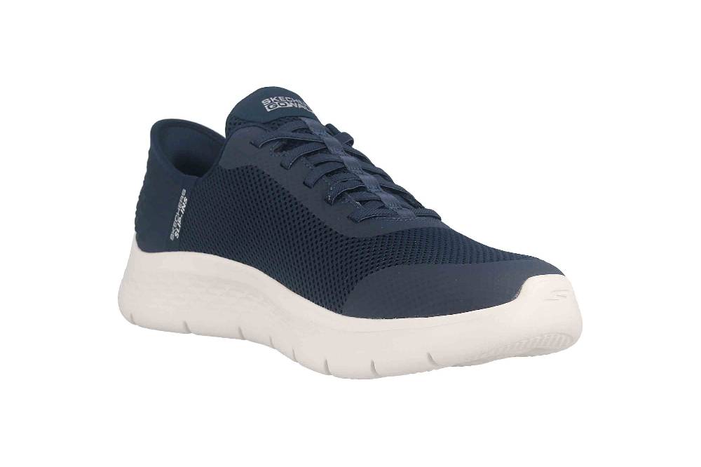 Skechers GO WALK FLEX GRAND ENTRY Sneaker In Übergrößen Blau 124836 NVW Große Damenschuhe