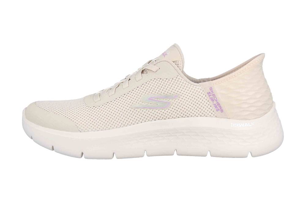Skechers GO WALK FLEX GRAND ENTRY Sneaker in Übergrößen Weiß 124836 OFWT große Damenschuhe