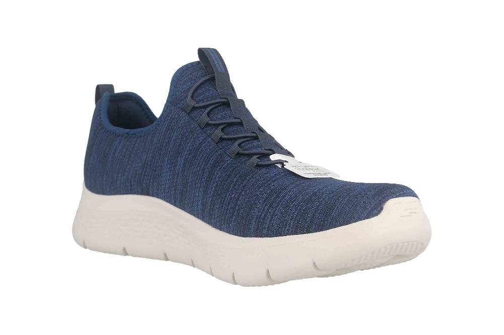 Skechers GO WALK FLEX ULTRA Sneaker In Übergrößen Blau 216484 NVBL Große Herrenschuhe