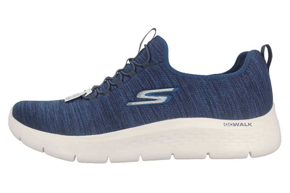 Skechers GO WALK FLEX ULTRA Sneaker in Übergrößen Blau 216484 NVBL große Herrenschuhe