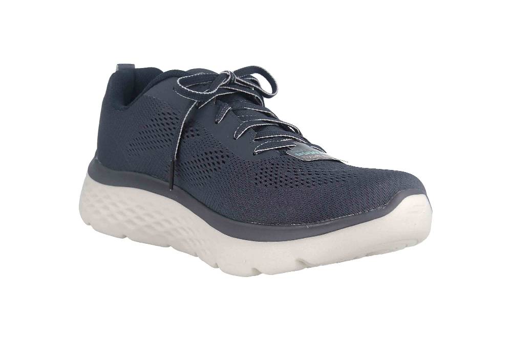 Skechers GO WALK HYPER BURST Sneaker In Übergrößen Blau 216071 NVY Große Herrenschuhe