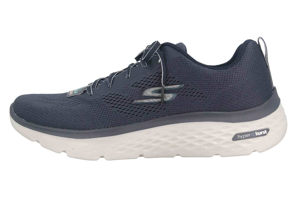Skechers GO WALK HYPER BURST Sneaker In Übergrößen Blau 216071 NVY Große Herrenschuhe