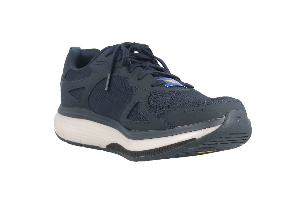 Skechers GO WALK WORKOUT WALKER Sneaker In Übergrößen Blau 216441 NVY Große Herrenschuhe