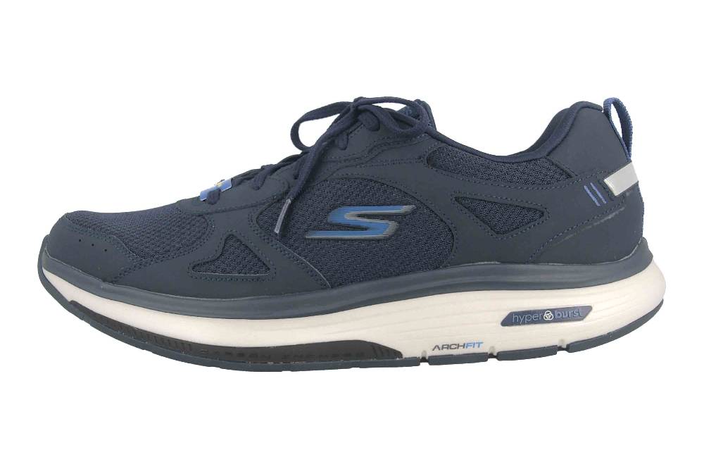 Skechers GO WALK WORKOUT WALKER Sneaker in Übergrößen Blau 216441 NVY große Herrenschuhe
