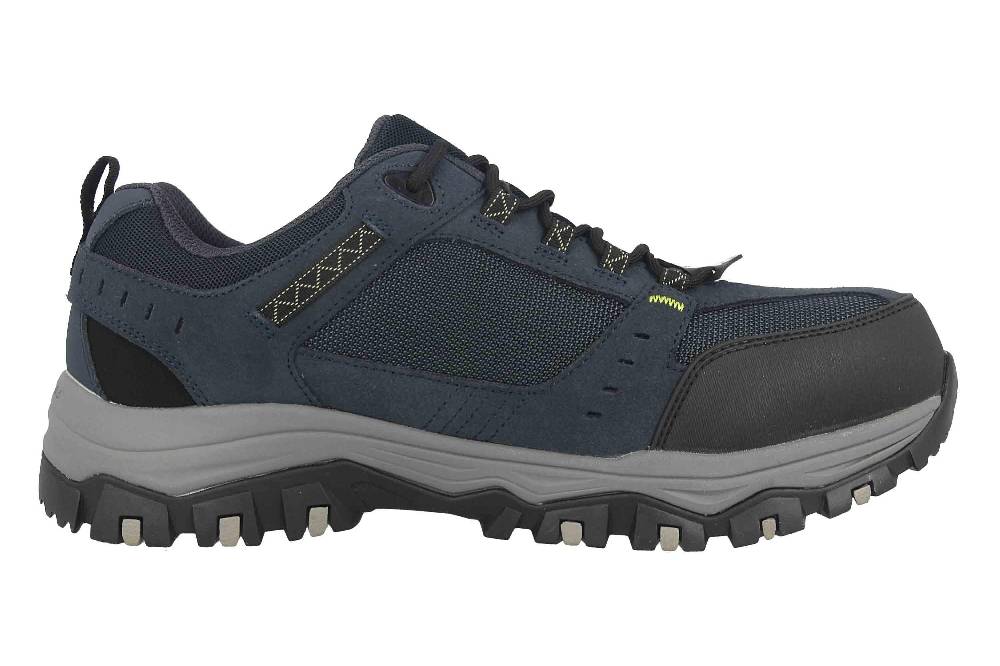 Skechers GREETAH Arbeitsschuhe In Übergrößen Blau 77183EC NVBK Große Herrenschuhe