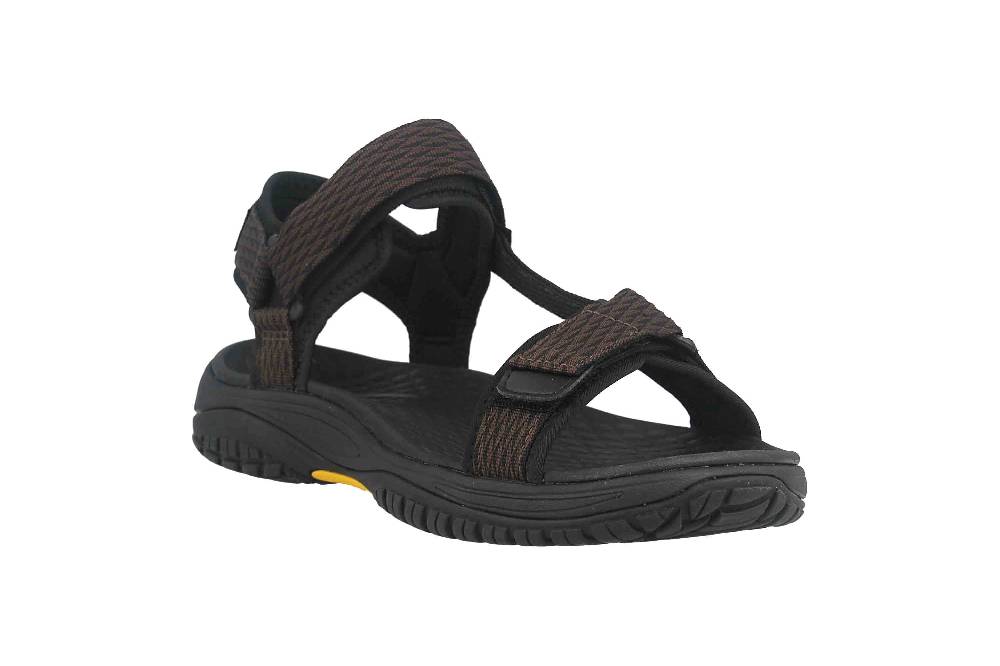 Skechers LOMELL RIP TIDE Sandalen In Übergrößen Braun 204351 BRN Große Herrenschuhe