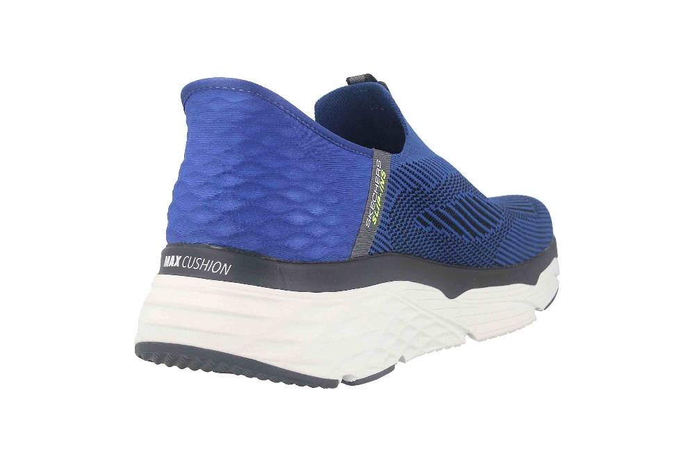 Skechers MAX CUSHIONING ELITE ADVANTAGEOUS Sportschuhe In Übergrößen Blau 220389 BLBK Große Herrenschuhe