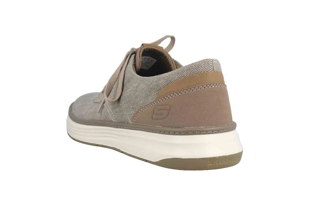 Skechers MORENO EDERSON Sneaker In Übergrößen Grau 65981 KHK Große Herrenschuhe