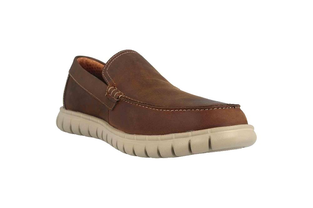 Skechers MOREWAY LENTRO Slipper In Übergrößen Braun 204143 CDB Große Herrenschuhe