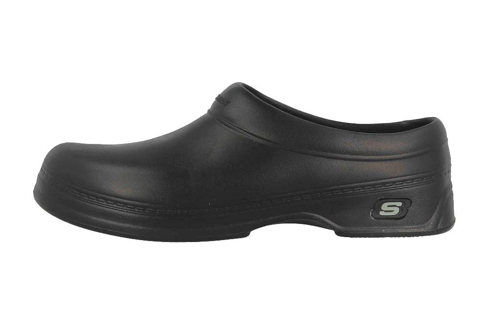 Skechers OSWALD BALDER Arbeitsschuhe in Übergrößen Schwarz 76778EC BLK/Damen große Damenschuhe