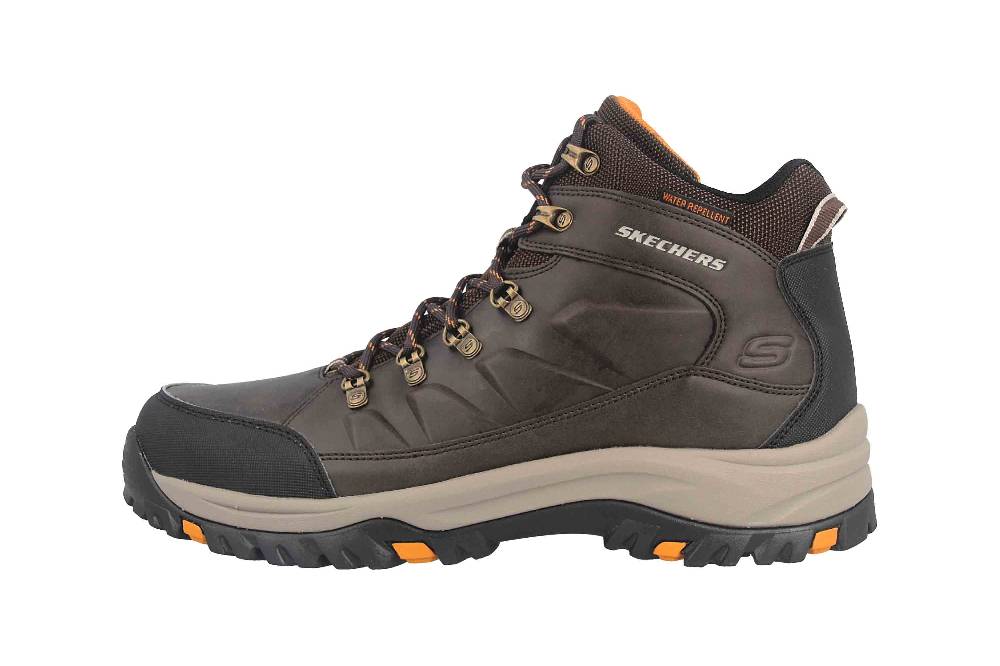 Skechers RELMENT TRAVEN Stiefel in Übergrößen Schwarz 65529 BBK große Herrenschuhe