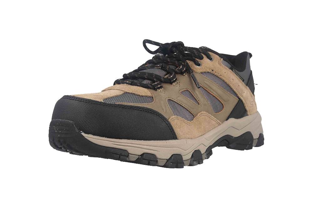 Skechers SELMEN ENAGO Sneaker In Übergrößen Braun 66275 TAN Große Herrenschuhe