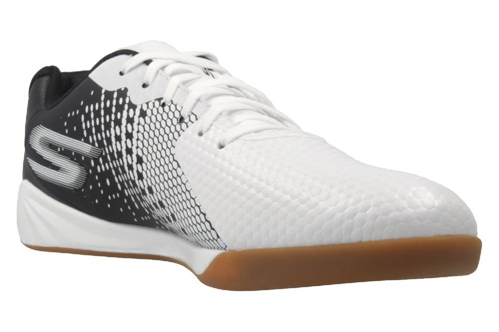 Skechers Sportschuhe In Übergrößen Weiß 54902/WBK Große Herrenschuhe