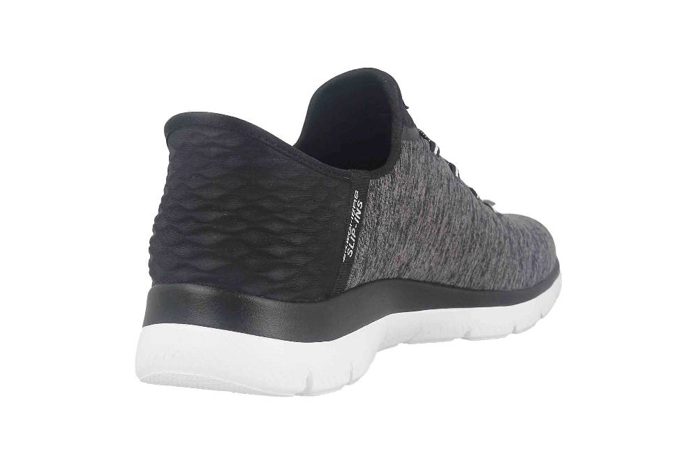 Skechers SUMMITS DAZZLING HAZE Sneaker In Übergrößen Schwarz 149937 BKW Große Damenschuhe