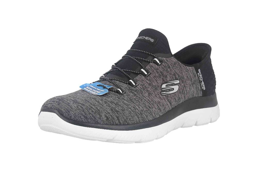 Skechers SUMMITS DAZZLING HAZE Sneaker In Übergrößen Schwarz 149937 BKW Große Damenschuhe