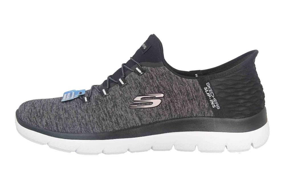 Skechers SUMMITS DAZZLING HAZE Sneaker in Übergrößen Schwarz 149937 BKW große Damenschuhe