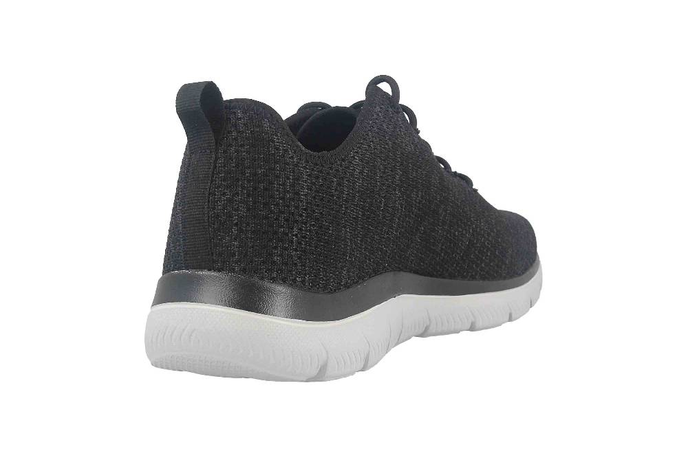 Skechers SUMMITS DOHARIS Sneaker In Übergrößen Schwarz 232394 BKGY Große Herrenschuhe