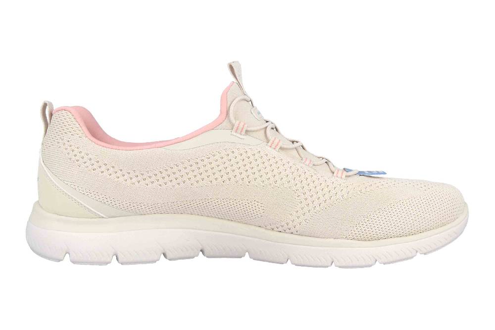 Skechers SUMMITS NEW NATURE Sneaker In Übergrößen Beige 150120 NTMT Große Damenschuhe