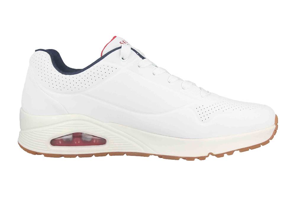 Skechers UNO STAND ON AIR Sneaker In Übergrößen Beige 52458 WNVR/Damen Große Damenschuhe