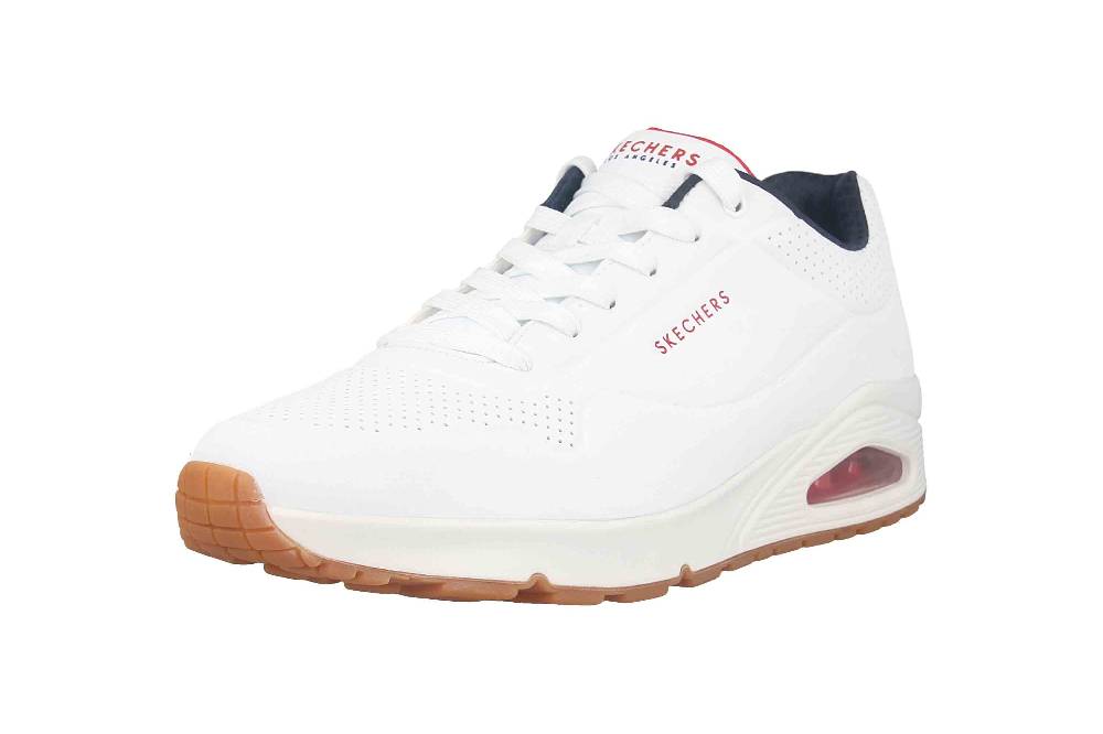 Skechers UNO STAND ON AIR Sneaker In Übergrößen Beige 52458 WNVR/Damen Große Damenschuhe