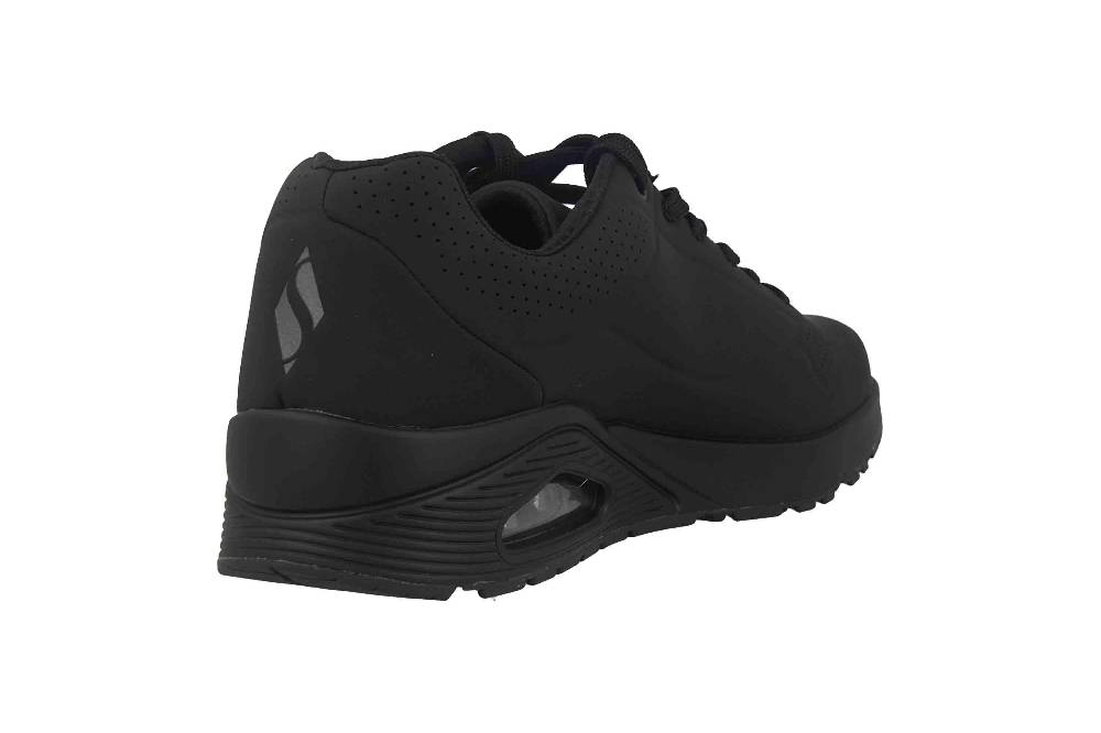 Skechers UNO STAND ON AIR Sneaker In Übergrößen Schwarz 52458 BBK/Damen Große Damenschuhe