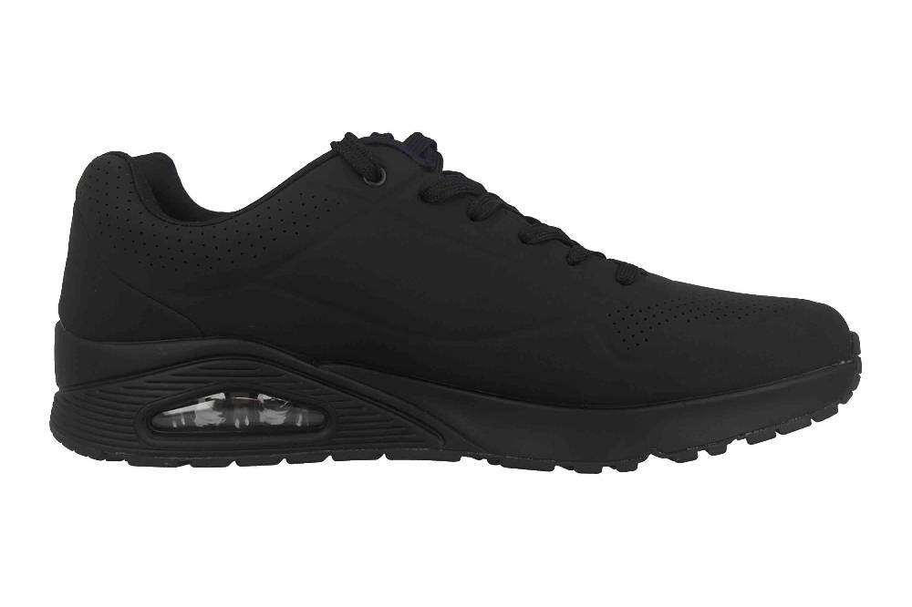 Skechers UNO STAND ON AIR Sneaker In Übergrößen Schwarz 52458 BBK/Damen Große Damenschuhe