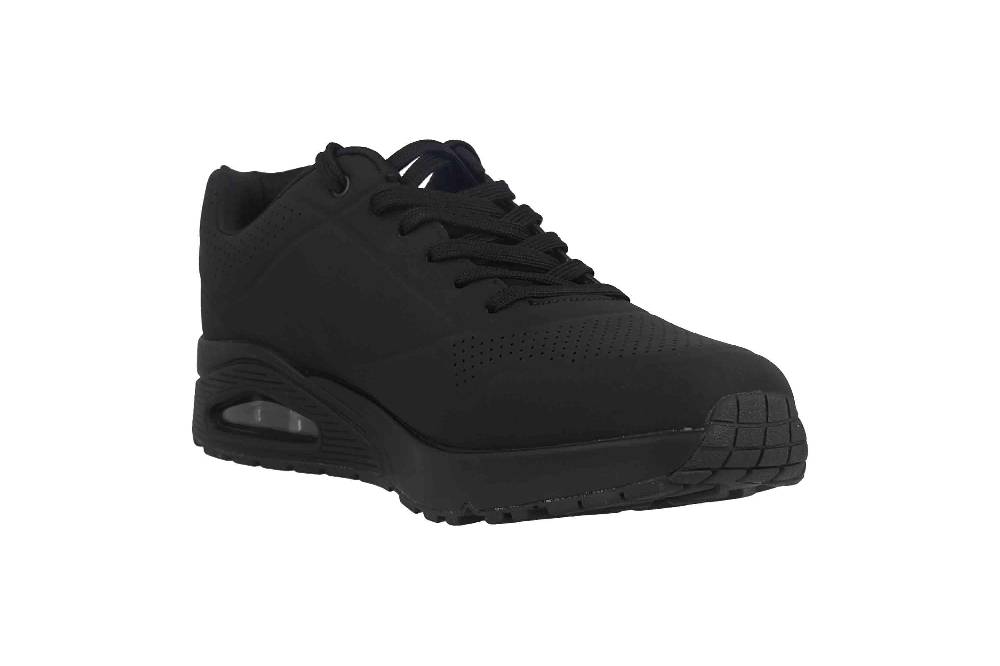 Skechers UNO STAND ON AIR Sneaker In Übergrößen Schwarz 52458 BBK/Damen Große Damenschuhe