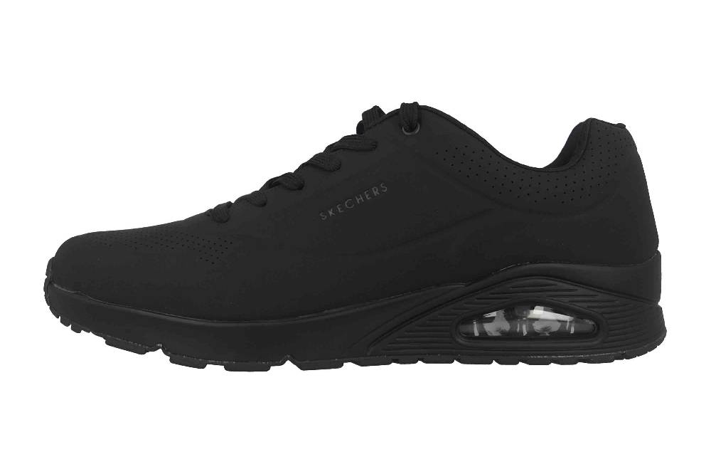 Skechers UNO STAND ON AIR Sneaker in Übergrößen Schwarz 52458 BBK/Damen große Damenschuhe