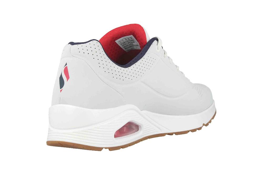 Skechers UNO STAND ON AIR Sneaker In Übergrößen Weiß 52458 WNVR Große Herrenschuhe