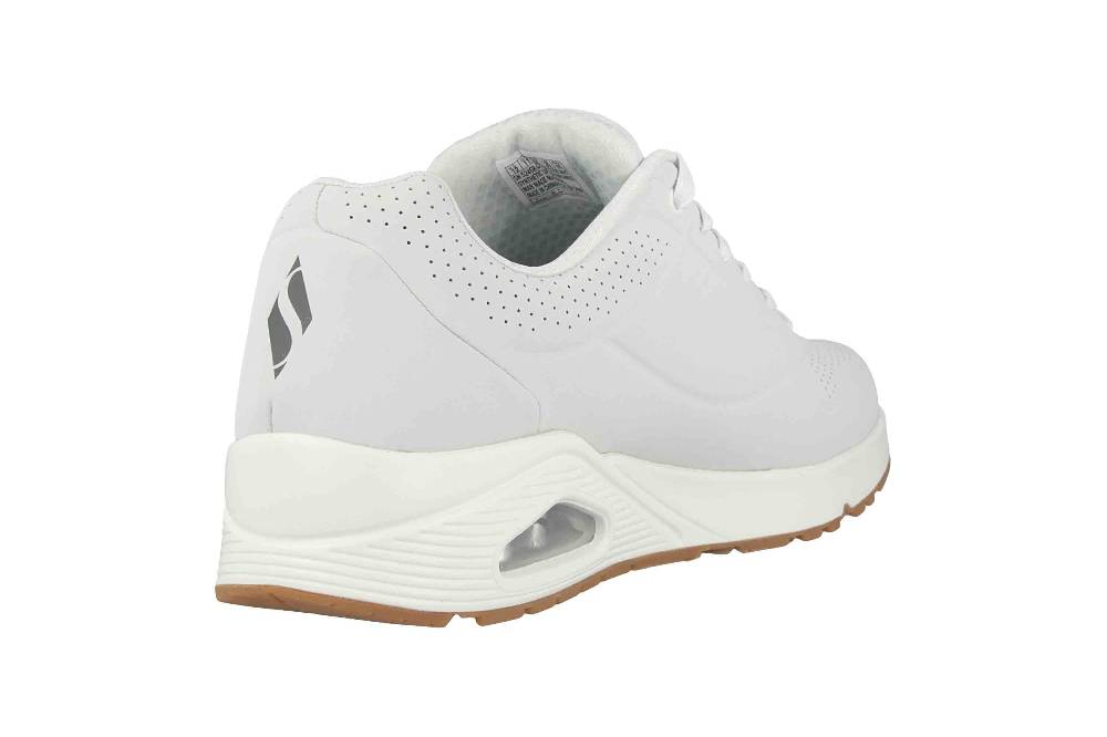 Skechers UNO STAND ON AIR Sneaker In Übergrößen Weiß 52458 WHT Große Herrenschuhe