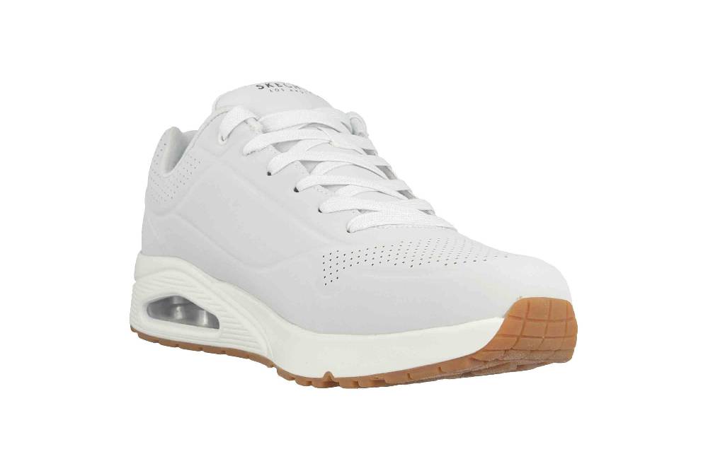 Skechers UNO STAND ON AIR Sneaker In Übergrößen Weiß 52458 WHT Große Herrenschuhe