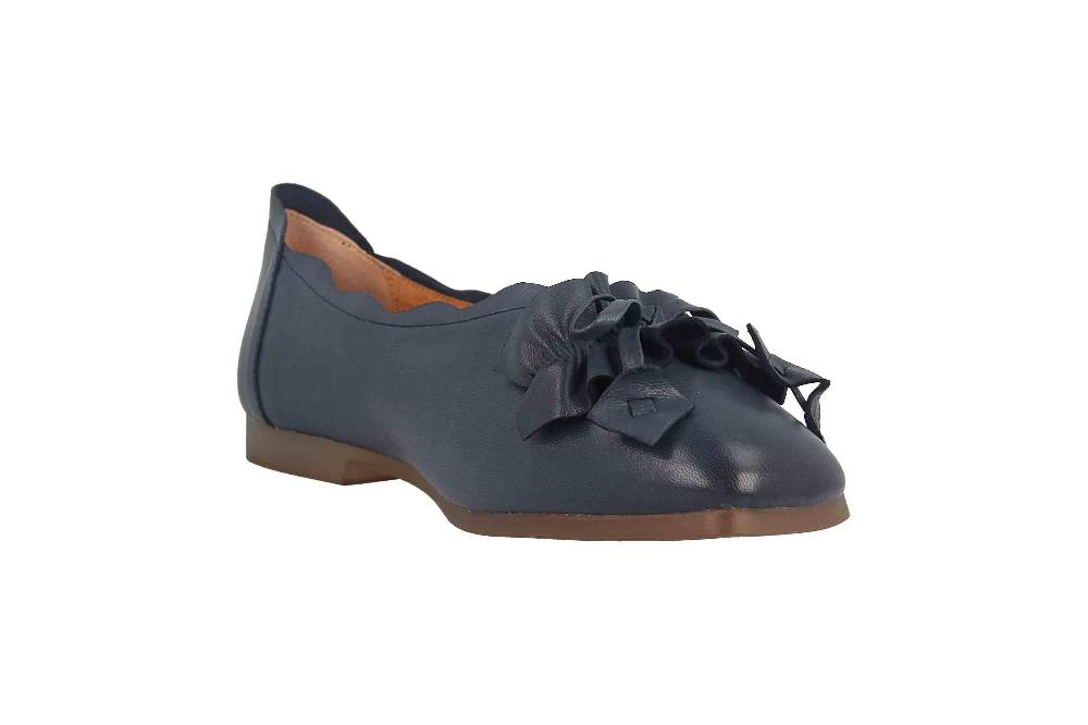 Spring Footwear Ballerinas In Übergrößen Blau Louisa-Blu Große Damenschuhe