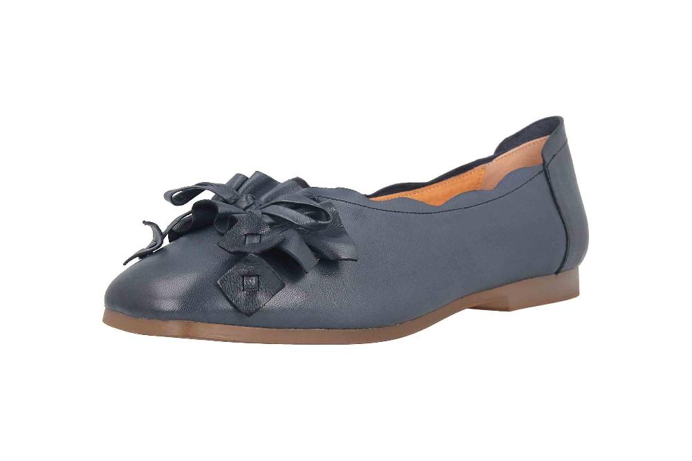 Spring Footwear Ballerinas In Übergrößen Blau Louisa-Blu Große Damenschuhe