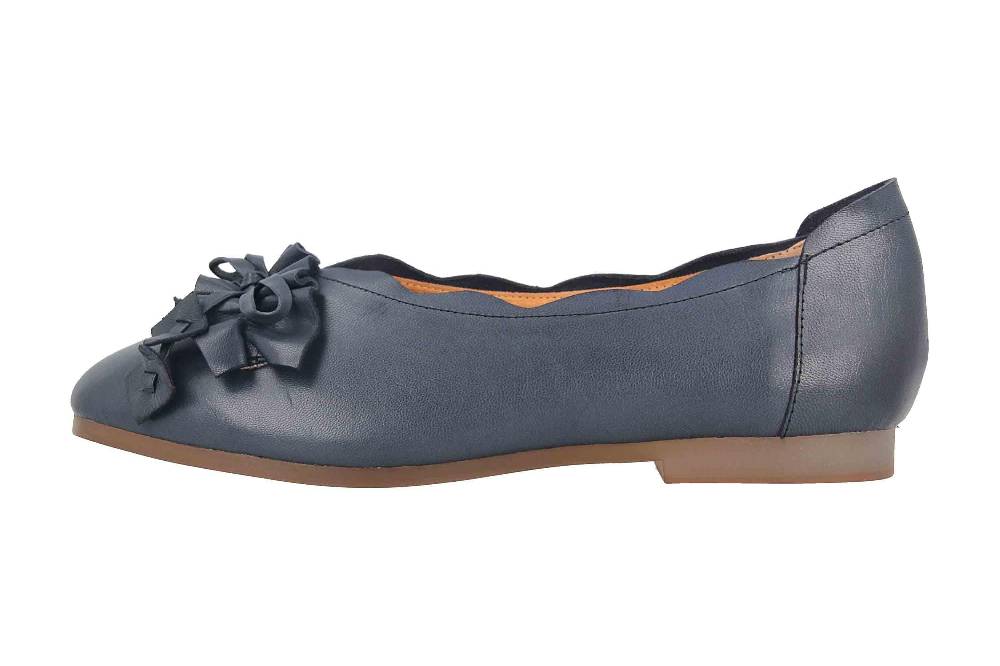 Spring Footwear Ballerinas in Übergrößen Blau Louisa-Blu große Damenschuhe