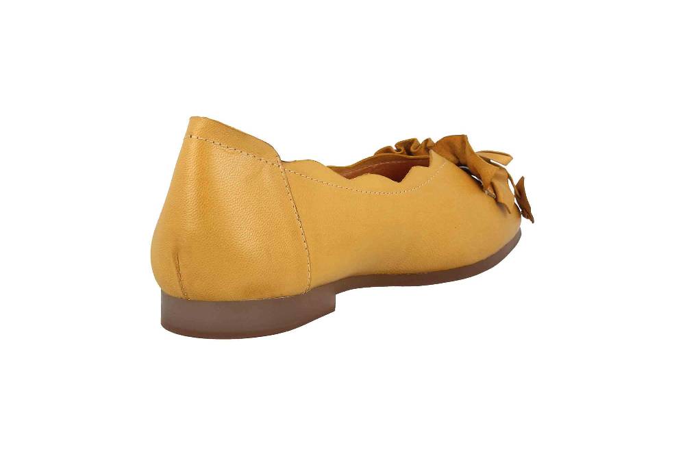 Spring Footwear Ballerinas In Übergrößen Gelb Louisa-Y Große Damenschuhe