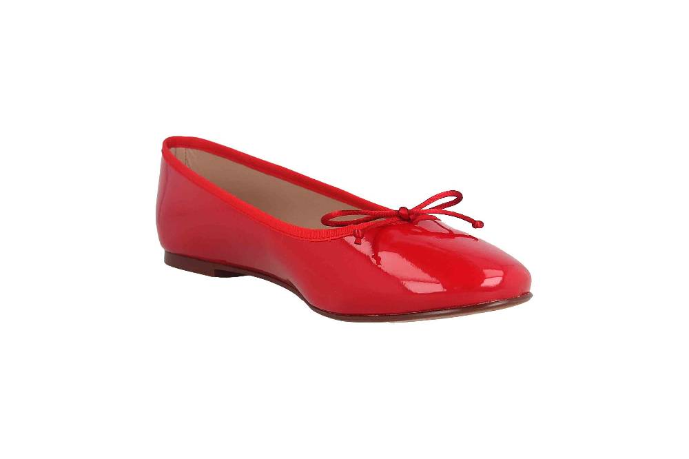 Spring Footwear Ballerinas In Übergrößen Rot Louisa-Rd Große Damenschuhe