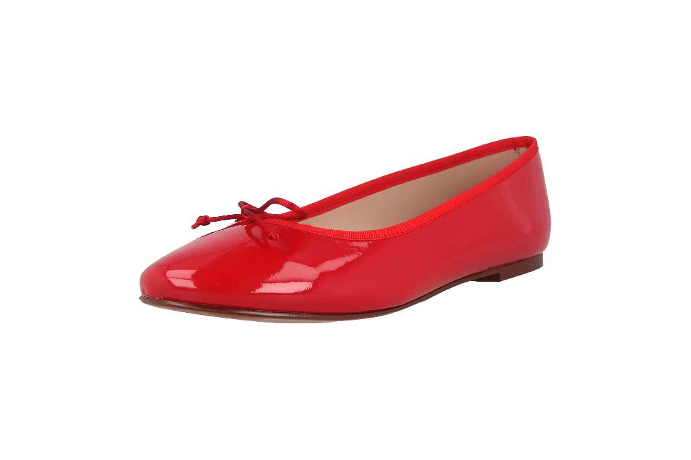 Spring Footwear Ballerinas In Übergrößen Rot Louisa-Rd Große Damenschuhe