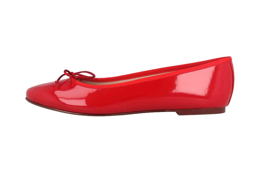 Spring Footwear Ballerinas in Übergrößen Rot Louisa-Rd große Damenschuhe