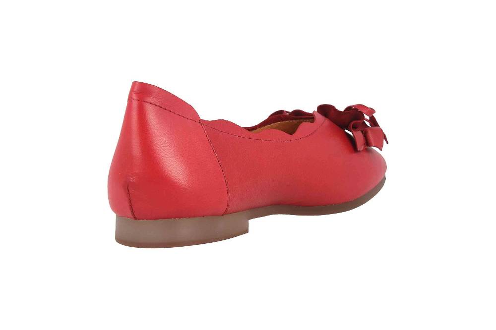 Spring Footwear Ballerinas In Übergrößen Rot Louisa-Rd Große Damenschuhe