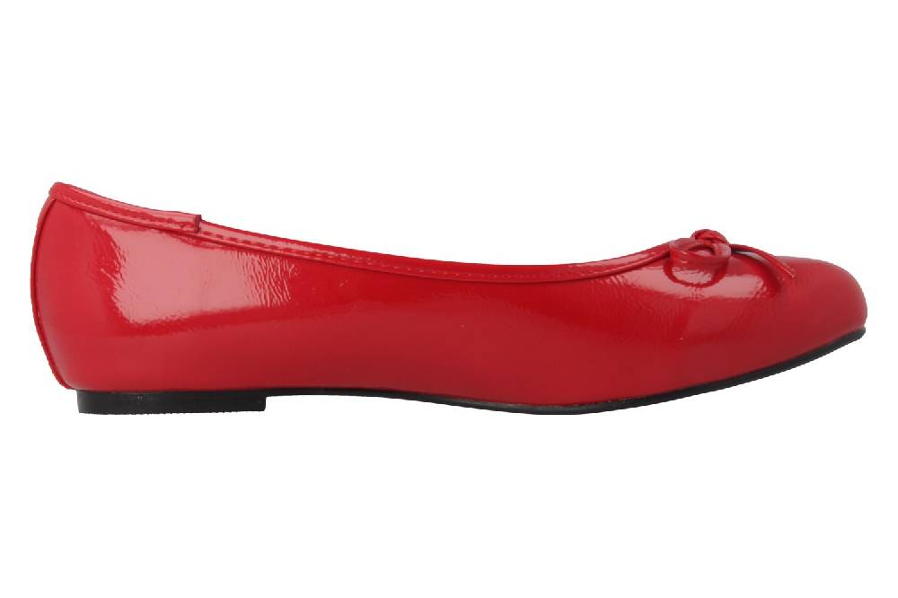 Spring Footwear Ballerinas In Übergrößen Rot Louisa-Rd Große Damenschuhe