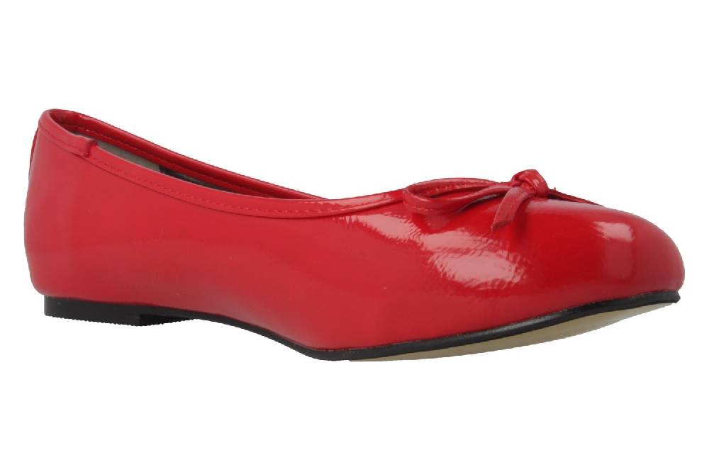 Spring Footwear Ballerinas In Übergrößen Rot Louisa-Rd Große Damenschuhe