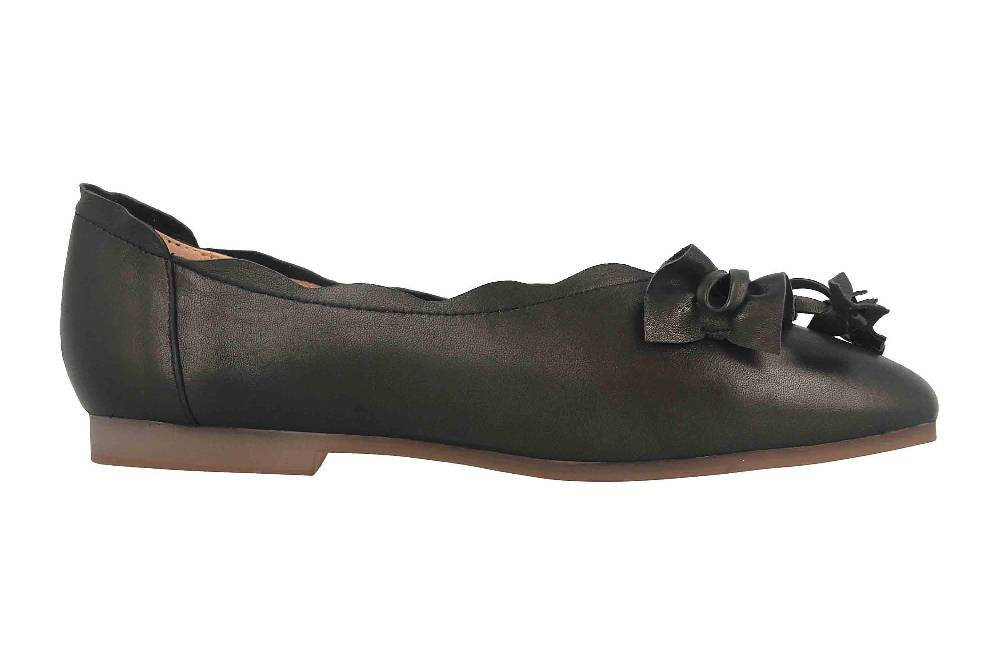 Spring Footwear Ballerinas In Übergrößen Schwarz Louisa-B Große Damenschuhe