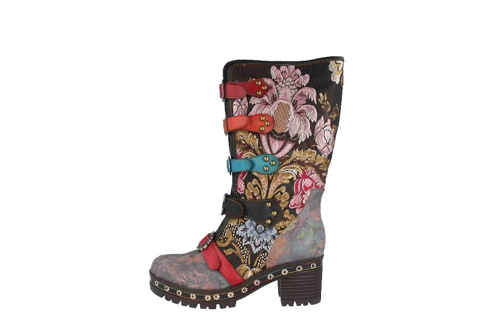 Spring Footwear BRAZEN Stiefel in Übergrößen Schwarz BRAZEN-BM große Damenschuhe
