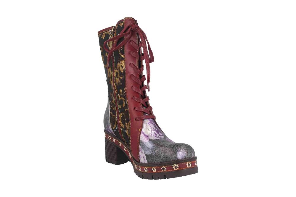 Spring Footwear DANNIE Stiefel In Übergrößen Rot DANNIE-BXM Große Damenschuhe