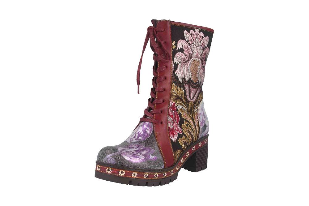 Spring Footwear DANNIE Stiefel In Übergrößen Rot DANNIE-BXM Große Damenschuhe