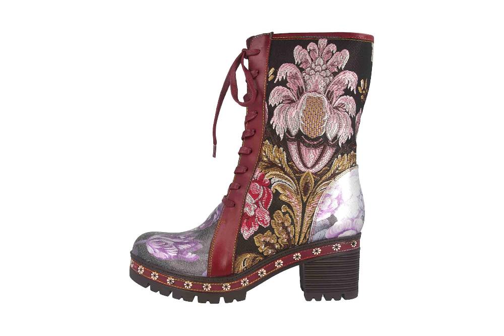 Spring Footwear DANNIE Stiefel in Übergrößen Rot DANNIE-BXM große Damenschuhe