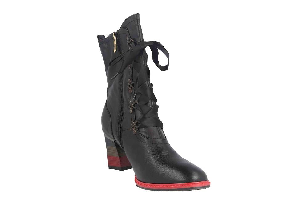 Spring Footwear JULIETTE Stiefel In Übergrößen Schwarz JULIETTE-B Große Damenschuhe
