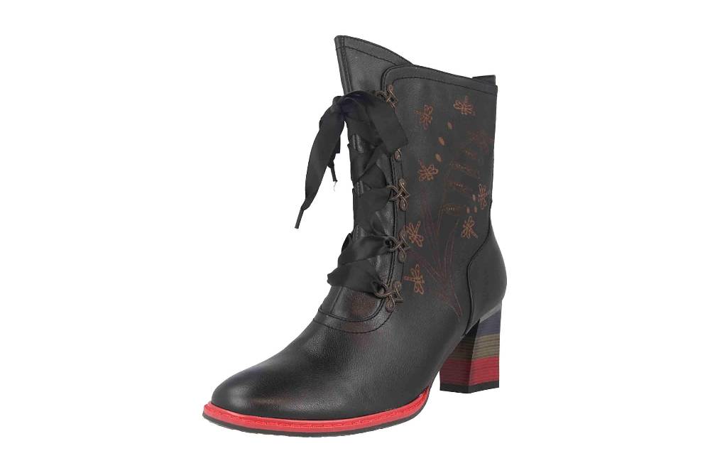 Spring Footwear JULIETTE Stiefel In Übergrößen Schwarz JULIETTE-B Große Damenschuhe